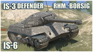 IS-3 Defender, IS-6 & Rhm.-Borsig WT • WoT Blitz Gameplay