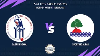 Match 9 - ZAS vs SAF | Highlights  European Cricket League 2023 | Group E, Day 2 | ECL23 | ECL23.065