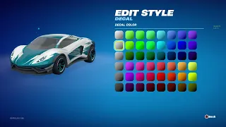 My Rocket League Car Endo got imported to Fortnite