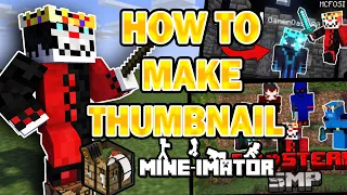 How To Make Good Minecraft Thumbnails using Mine-Imator! | #diy #minecraft