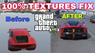 How To Fix GTA V Texture missing Problem (2021) | GTA V Roads Disappear Fix | World not loading Fix