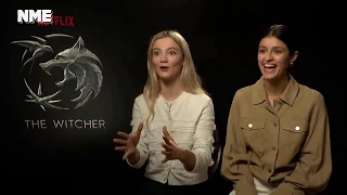 The Witcher Interview | Anya Chalotra (Yennefer) & Freya Allan (Ciri) - First meeting with Geralt