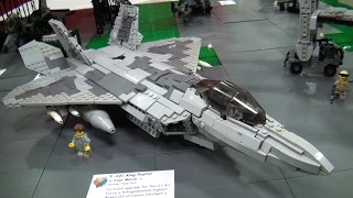 Awesome LEGO military airplanes, helicopters – BrickFair Virginia 2015