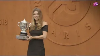 Simona Halep | Roland Garros 2018 | Trophy photoshoot