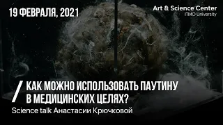 Science Talk с Анастасией Крючковой: Как можно использовать паутину в медицинских целях