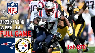 New England Patriots vs Pittsburgh Steelers FULL GAME 12/7/23 Week 14 | NFL Highlights Today