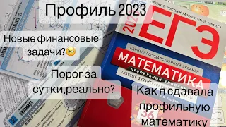 МАТЕМАТИКА ЕГЭ 2023/как это было