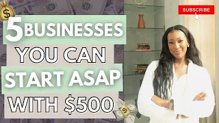 5 Small Businesses Ideas YOU Can START Today Under $500 in 2022 | EllieTalksMoneyTour.com