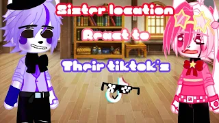 •||Sister Location react to their tiktok's||short||part 1/3||•