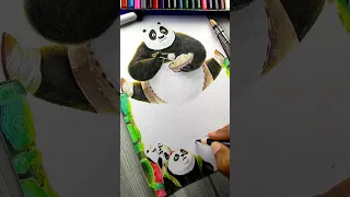 #kungfupanda #drawing #art #shorts #colourpencildrawing #viralshorts #trending