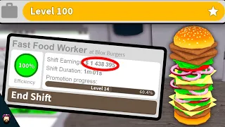 How The New Bloxburg Burger Job Works & Why You Earn A LOT On EVERY Job!