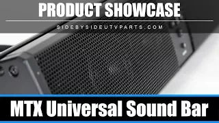 Side by Side - Product Showcase - MTX Sound Bar