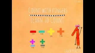 Count with fingers - Finger counting for kids.