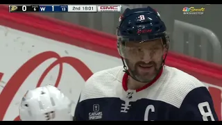 Alex Ovechkin misses a big chance vs Ducks, Gibson robs him (23 feb 2023)