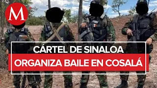 Miembros del cártel de Sinaloa organizan un baile sin que las autoridades intervengan