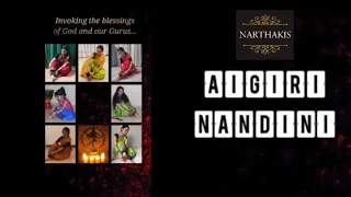Aigiri Nandini | NARTHAKIS|#YouCanMargazhi #IndianRaga| Mahishasuramardhini |Navaratri | Dance