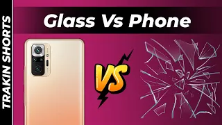 3 Smartphones Vs Glass | Who Will Win? 😮 Part 2⚡️#TrakinShorts #Shorts