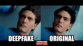 [DEEPFAKE] Christopher Reeve as Brandon Routh - Superman Returns