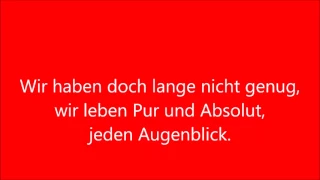 Feuerherz - lange nicht genug (Lyrics)