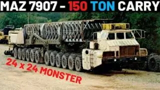 "Behemoths on Wheels: Unveiling the 12 Biggest Tank Transporters in the World - Military Trucks"