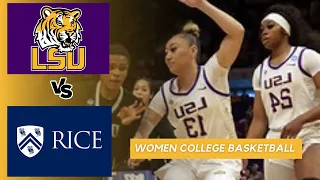 Rice vs LSU Women's Basketball Game Highlights (NCAA Tournament 1st round)