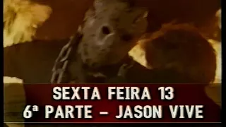 Chamada de TV "Sexta-feira 13 Parte VI - Jason Vive" - TV Terror (2001)