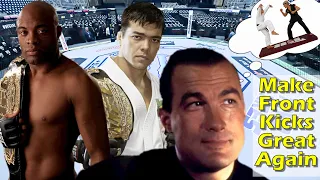 Did Steven Seagal really teach that front kick to UFC Champions?