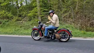 Harley Davidson WLA 45 On The Road