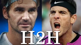 Federer vs Del Potro - All 24 H2H Match Points (HD)