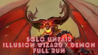 Pathfinder: Wrath of the Righteous - Solo Unfair Illusion Wizard / Demon - Full Run