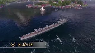 3x New Ships -  VII West Virginia ‘44, American Destroyer IX Halford and European Destroyer IX Jäger