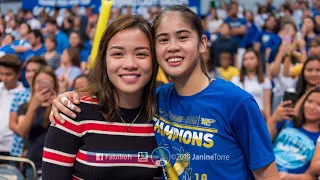 Deanna Wong and Jema Galanza 💕 - Sweet Moments in UAAP SEASON 81 WOMEN'S VOLLEYBALL CHAMPIONSHIPS