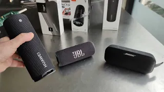 Bose Flex, JBL Flip 6 and Huawei Sound Joy | Bluetooth trio in test!  Which is the best?