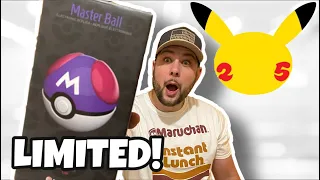 25th Anniversary MASTERBALL! Unboxing This Limited To 5000 Interactive Pokemon Product! AMAZING!