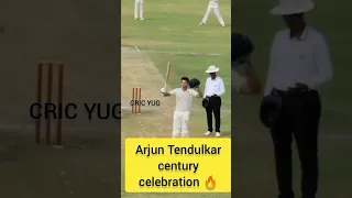 Arjun Tendulkar CENTURY in debut Ranji Trophy match 🔥 | Goa vs Raj | #shorts #arjuntendulkar