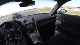 Onboard: Having Fun with Porsche 718 Cayman 2.0 Manual @ Moscow Raceway (see the description)