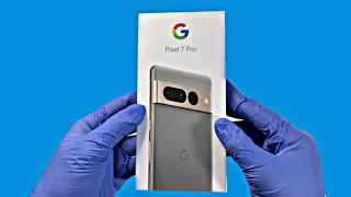 Google Pixel 7 Pro Hazel (128GB) Unboxing - ASMR