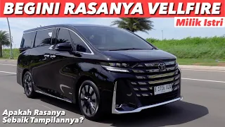 PERTAMA KALI JALAN-JALAN NAIK TOYOTA VELLFIRE HYBRID PUNYA ISTRI