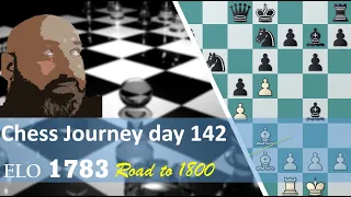 Chess journey road to 1800 day 142: Sicilian Dragon | Little bit messy