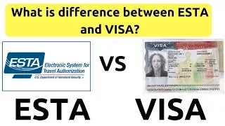 What is difference between ESTA and VISA Travel authorization ESTA. Visa Waiver Program