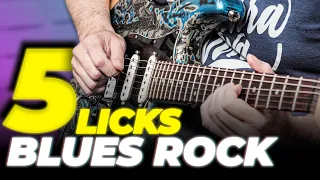 ESTOS SON LOS 5 LICKS de BLUES y ROCK que todo guitarrista DEBE SABER