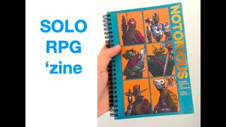 Notorious Solo RPG zine
