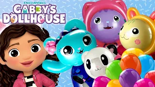 Let's Build ALL THE GABBY CATS with Balloons! | GABBY'S DOLLHOUSE