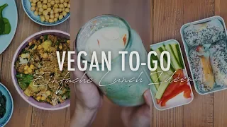 3 EASY VEGAN LUNCH IDEAS for School, Uni or work | SNUKIEFUL