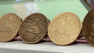 ¡Carísima! Moneda de 20 centavos de la pirámide de Teotihuacán. Ve las 3 variedades.