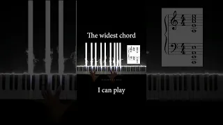 The biggest chord I can play