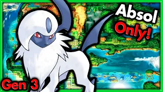 Can I Beat Pokemon Fire Red with ONLY Absol? 🔴 Pokemon Challenges ► NO ITEMS IN BATTLE