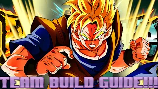 TEAM BUILD GUIDE FOR TRANSFORMING INT FUTURE GOHAN EZA!!! (DBZ Dokkan Battle)