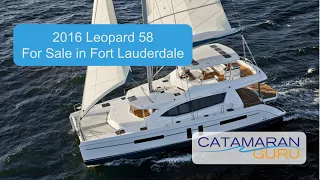 2016 Leopard 58 For Sale in Fort Lauderdale, FL | Catamaran Guru