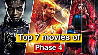 Top 7 Movies of Marvel phese 4 | Ranking marvel phase 4 movies | Have Fun :)